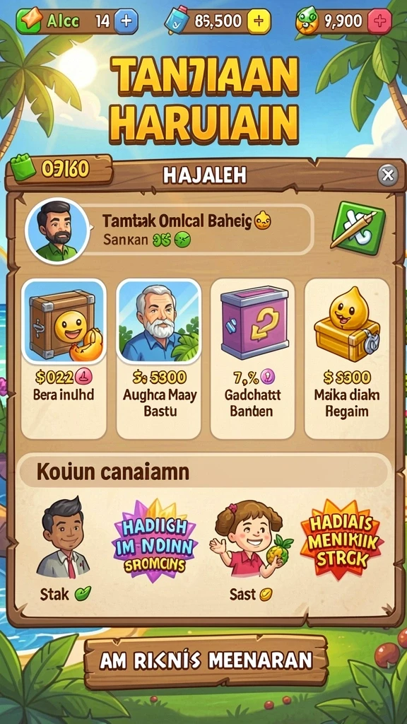 Fitur bonus yang menguntungkan dan menyenangkan.