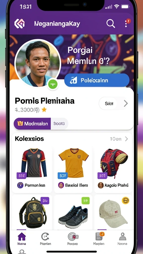 Suasana pertarungan yang mendebarkan dan memikat.
