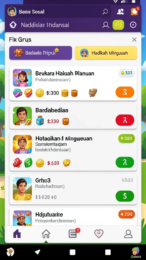 Fitur daftar tontonan yang memudahkan pengguna.