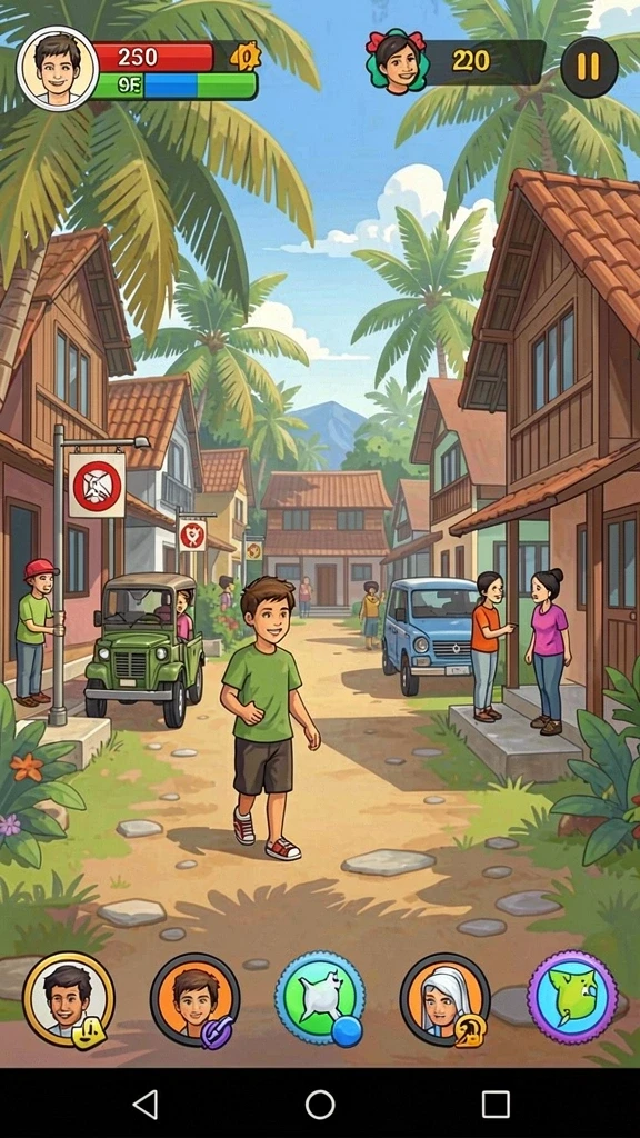 Tampilan antarmuka yang user-friendly dan menarik.
