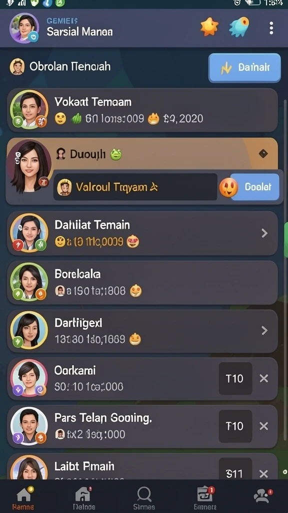 Tampilan grafis menarik yang memukau.