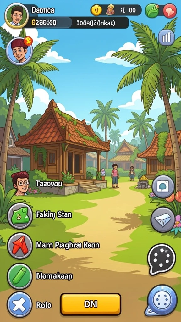 Screenshot menunjukkan berbagai level menarik dalam 77LUCKS.