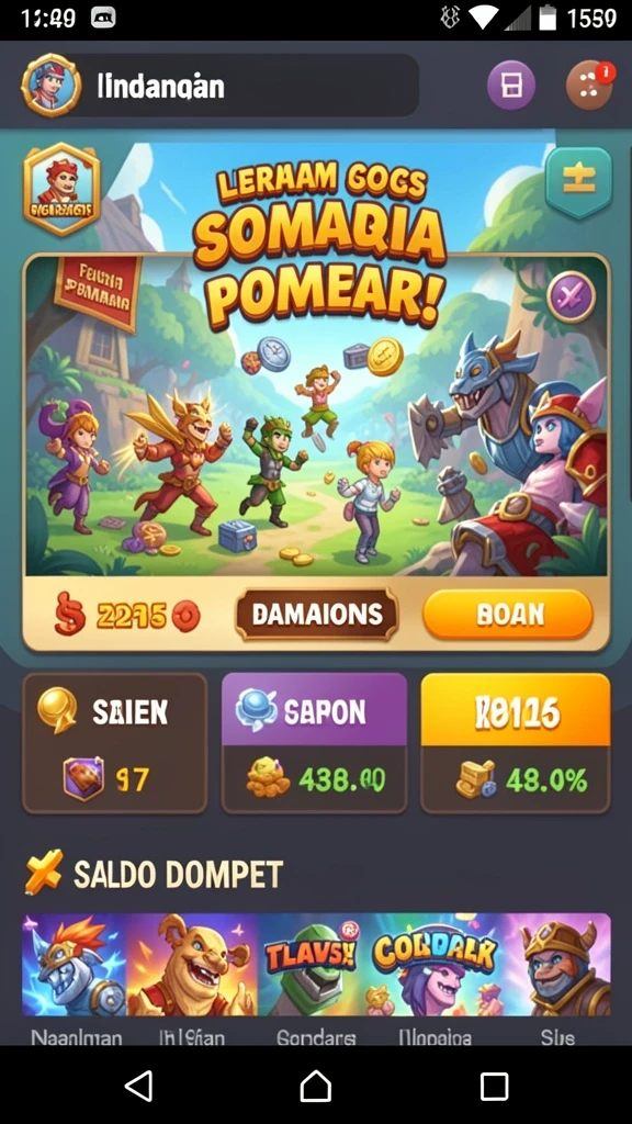 Level yang beragam dan menantang untuk pemain.