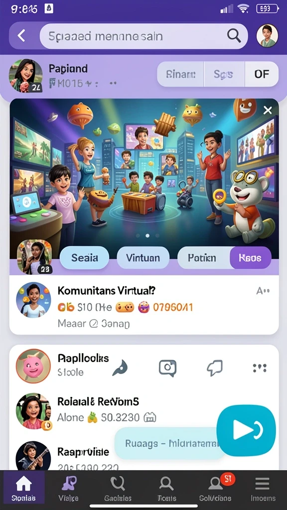 Beragam karakter unik untuk dipilih.