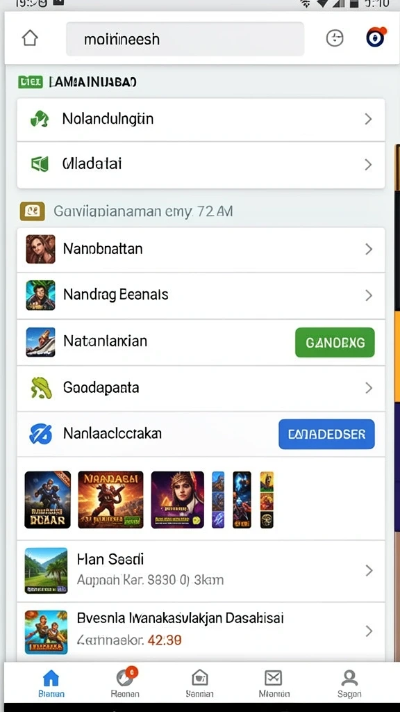 Tampilan antarmuka yang user-friendly dan menarik.