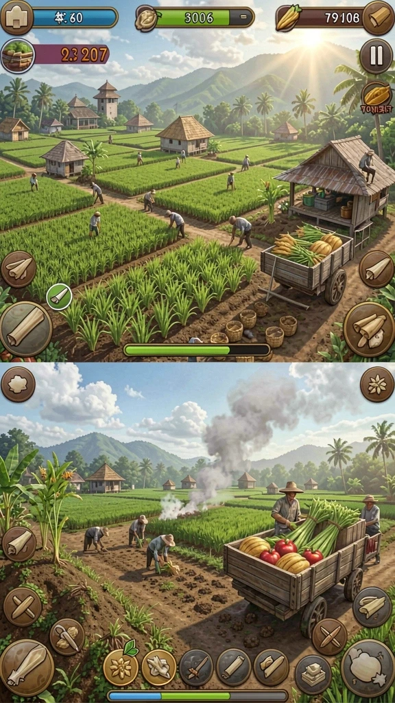 Tampilan awal yang menarik dan penuh warna.