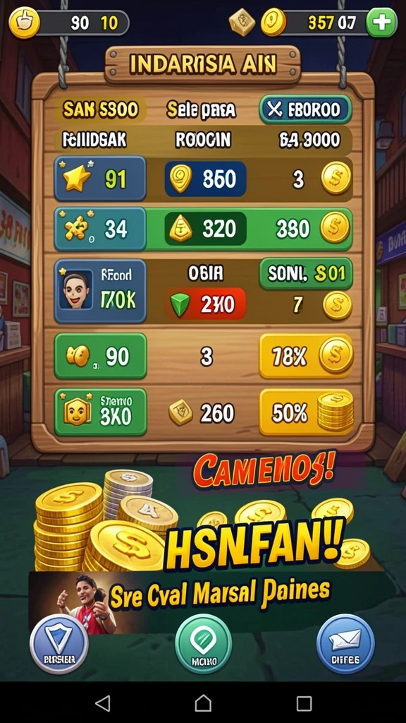 Screenshot 3 menunjukkan mode multiplayer dengan teman.