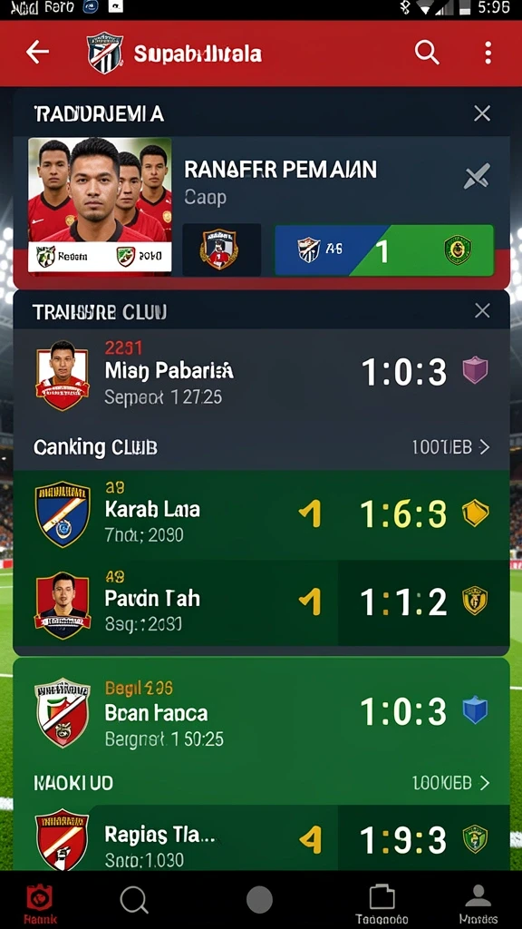 Tampilan awal yang menarik dan penuh warna.