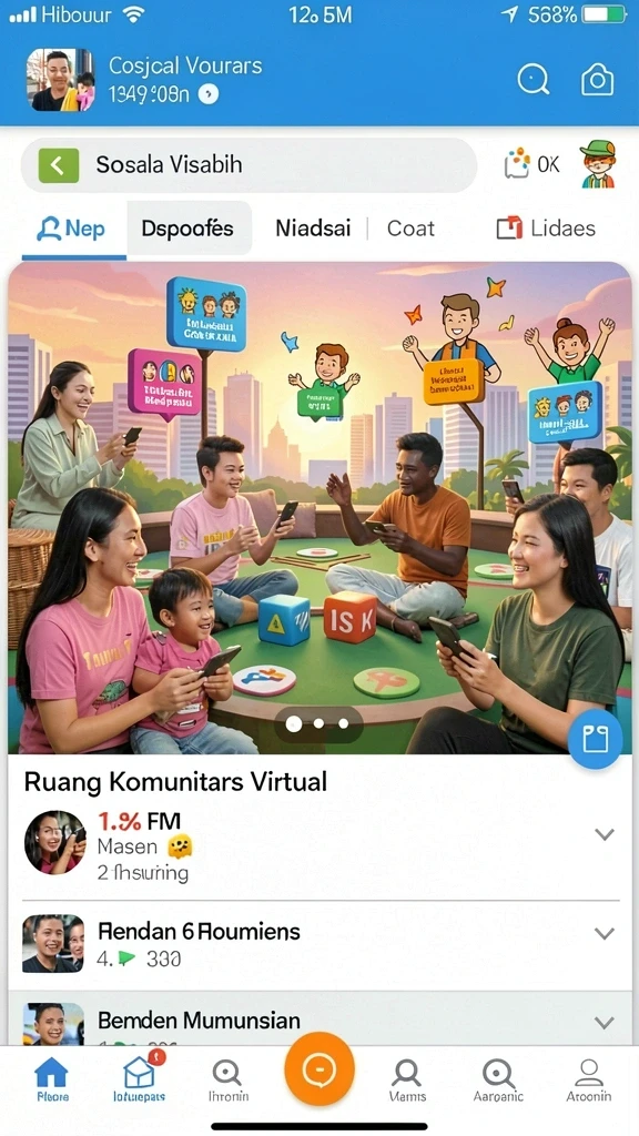 Fitur multiplayer untuk interaksi yang lebih seru.