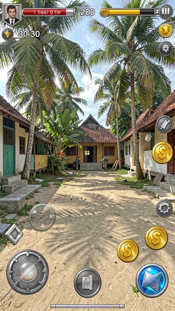 Karakter yang unik dan dapat ditingkatkan.