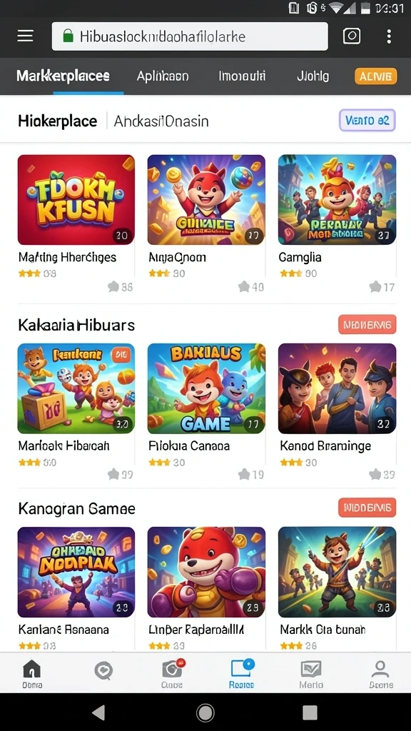Tampilan grafis yang menakjubkan dan penuh warna.