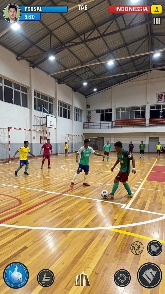 Tampilan awal permainan dengan karakter yang beragam.