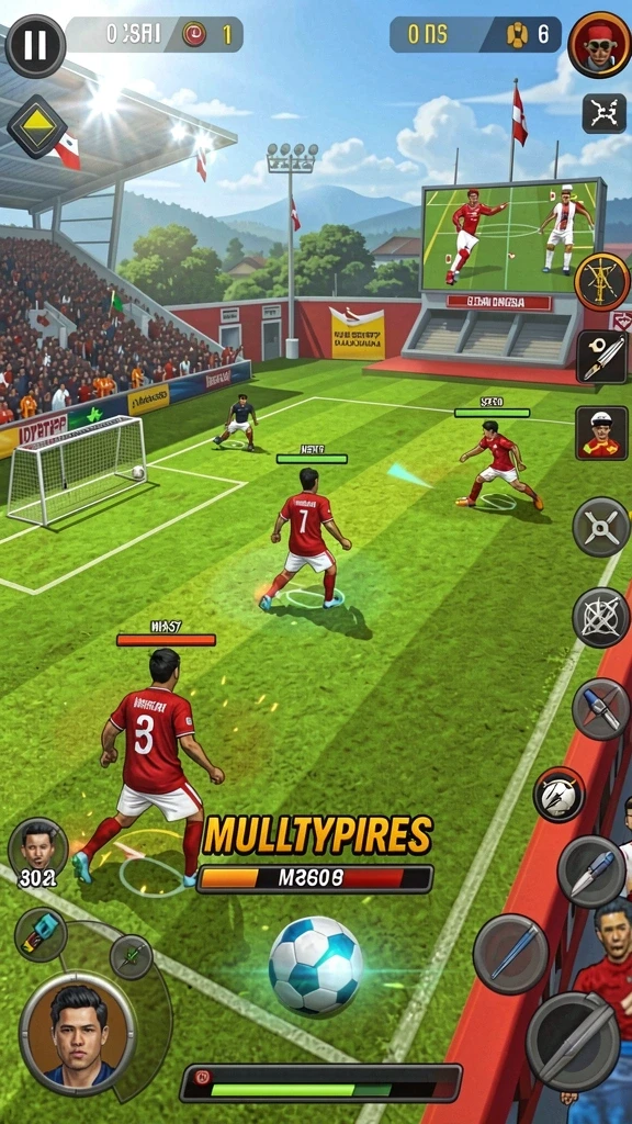 Berbagai level dengan grafik menarik dan penuh warna.