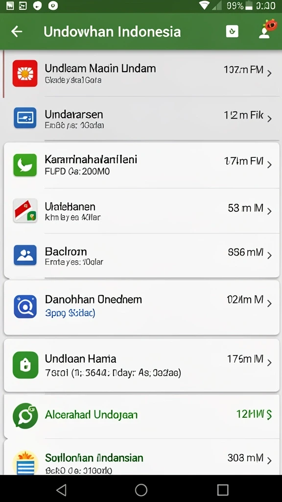 Tampilan antarmuka permainan yang menarik dan user-friendly.