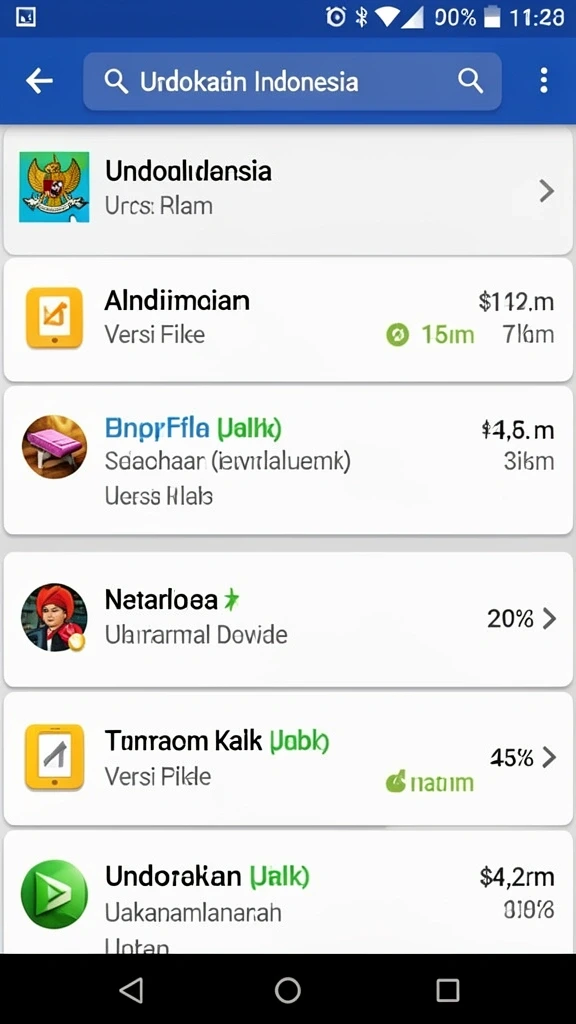 Tampilan antarmuka utama aplikasi yang user-friendly.