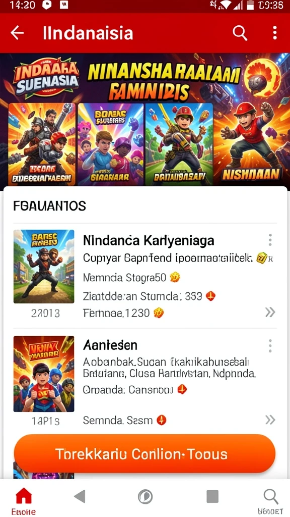 Tampilan antarmuka pengguna yang menarik.