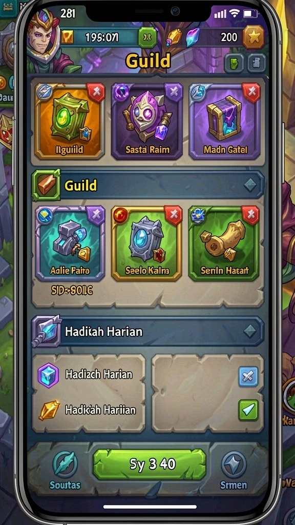 Contoh gameplay yang menantang dan mengasyikkan.