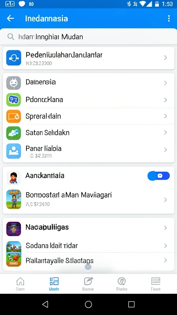 Tampilan menu utama KERANGWIN yang menarik.