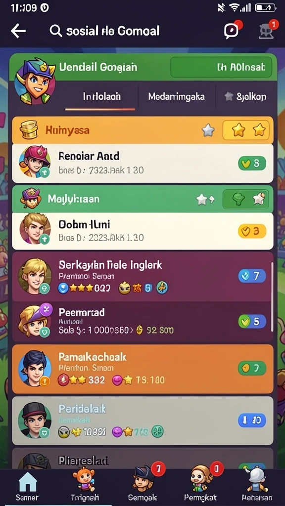Tampilan awal yang menarik dan mudah diakses.