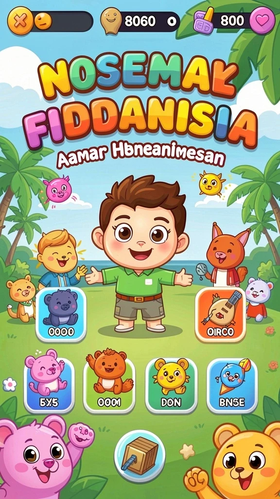 Berbagai karakter dengan skin yang menarik.