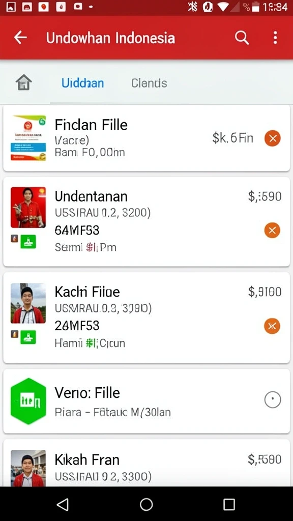 Tampilan awal yang menarik dan penuh warna.