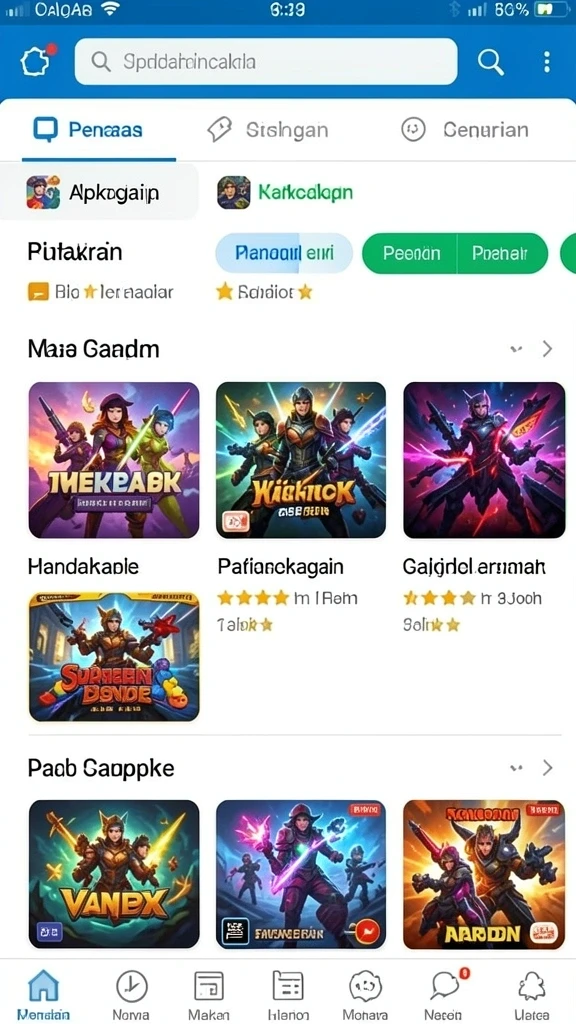 Berbagai pilihan permainan taruhan yang menarik.