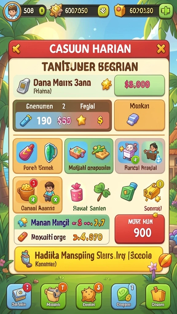 Tampilan antarmuka yang intuitif dan menarik.