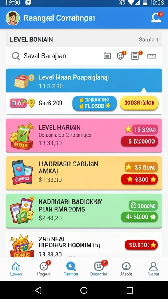 Level baru yang penuh tantangan dan keseruan.
