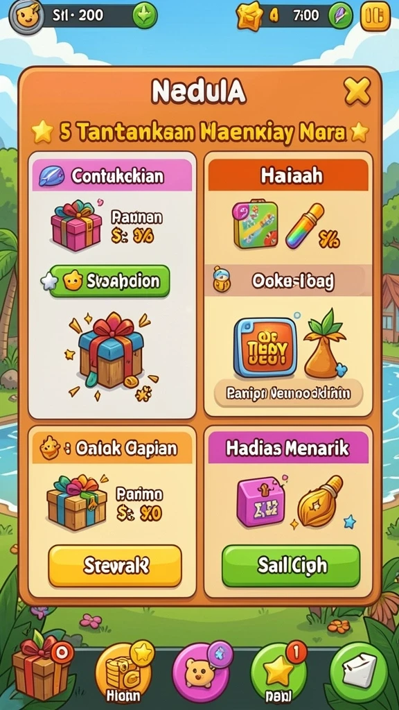 Banyak pilihan permainan dengan grafis memukau.