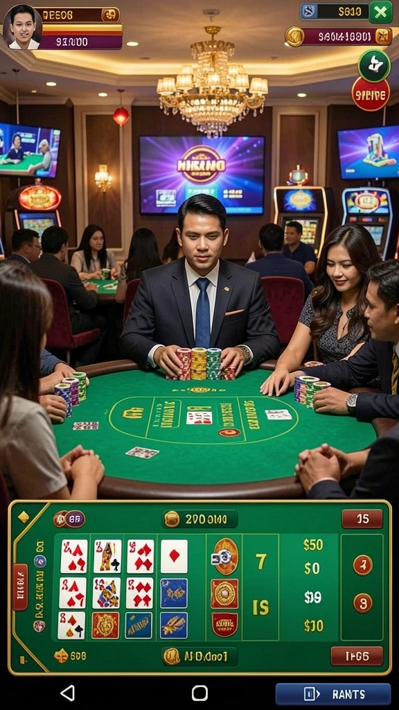 Tampilan awal game dengan karakter yang menarik.