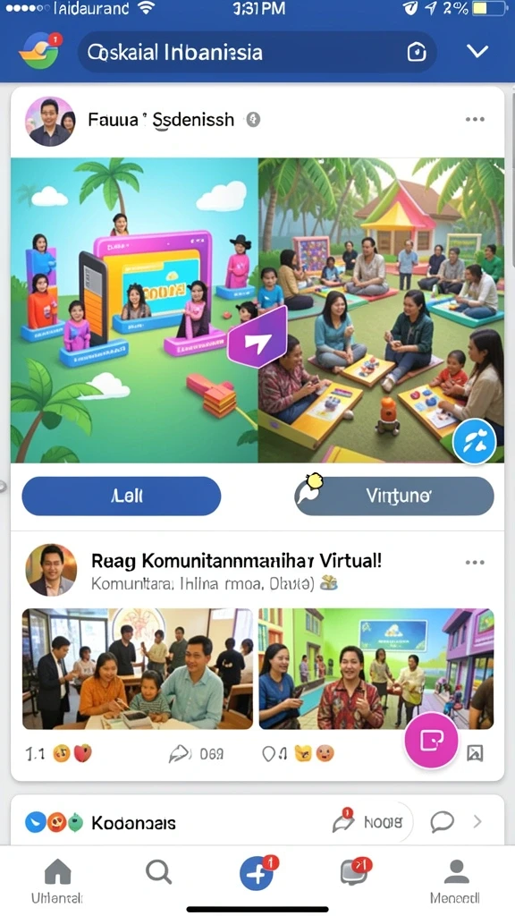 Pengguna dapat berkolaborasi dalam mode multiplayer.
