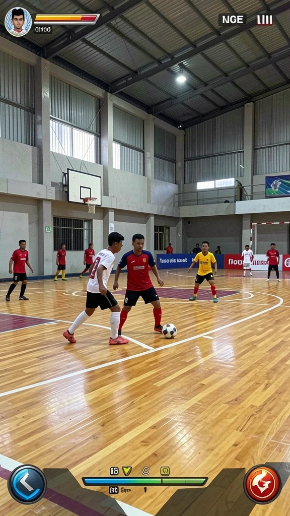 Tangkapan layar menampilkan tantangan level yang unik dan menarik.