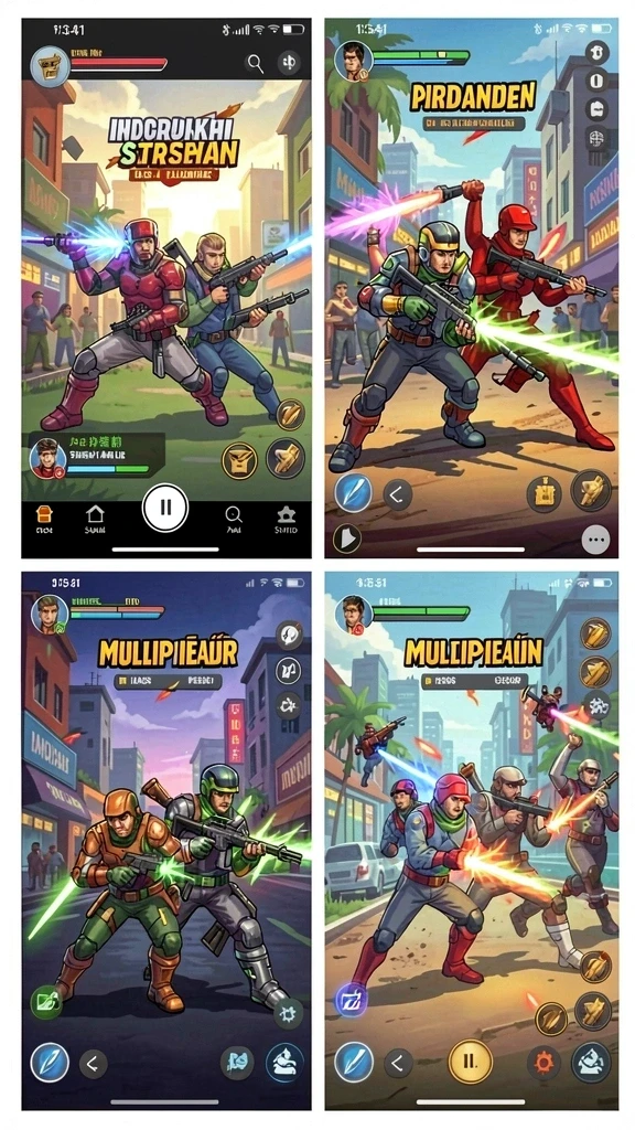 Pengalaman multiplayer yang seru dan interaktif.