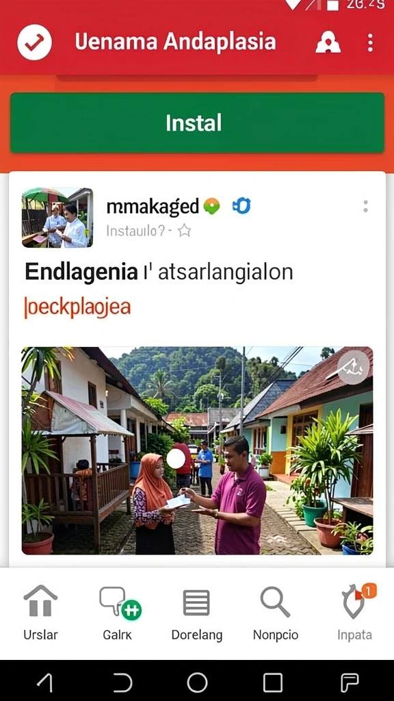 Gambaran grafis yang menakjubkan saat menjelajahi dunia.