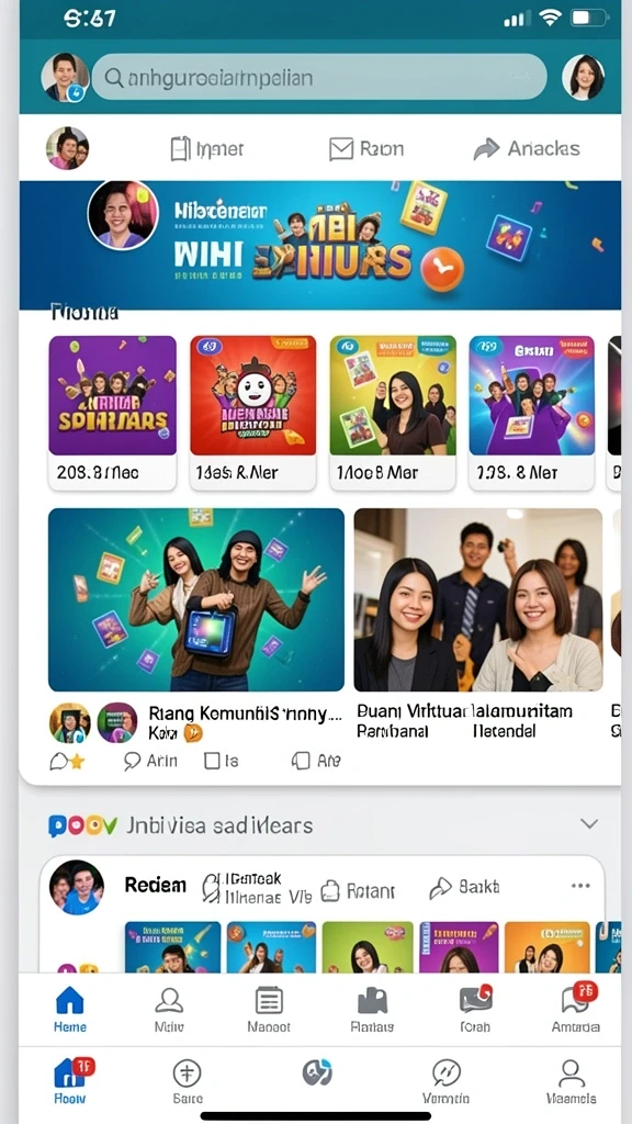 Tampilan antarmuka yang menarik dan intuitif.