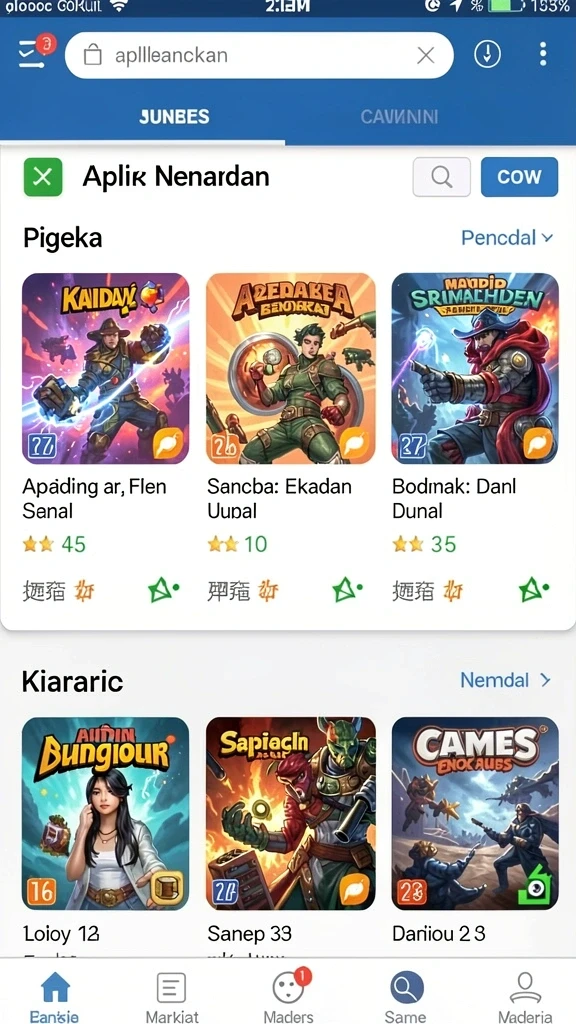 Karakter utama dalam aksi petualangan.