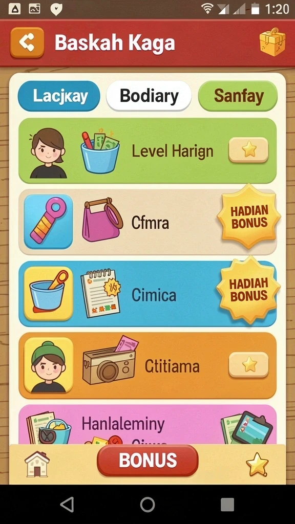 Memperoleh hadiah menarik setelah menyelesaikan tantangan.