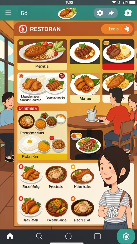 Tampilan antarmuka pengguna yang intuitif.