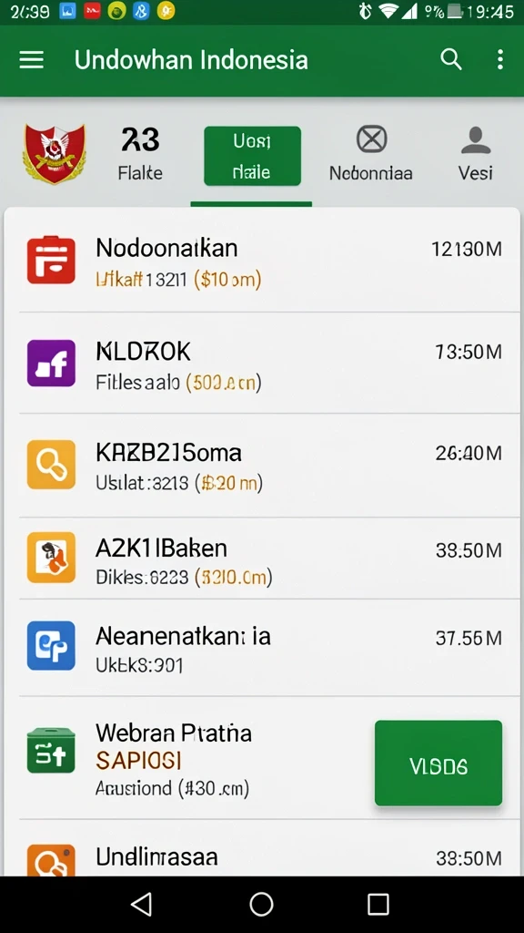 Tampilan antarmuka yang sederhana dan user-friendly.