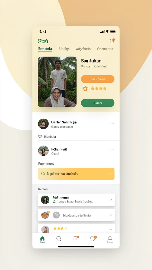 Tampilan antarmuka yang menarik dan intuitif.
