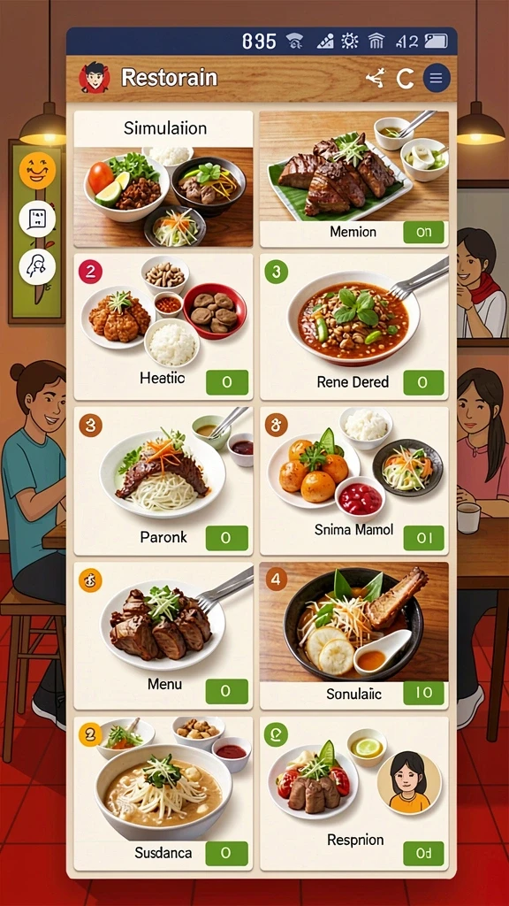Tangkapan layar dari antarmuka pengguna dengan fitur navigasi yang mudah.