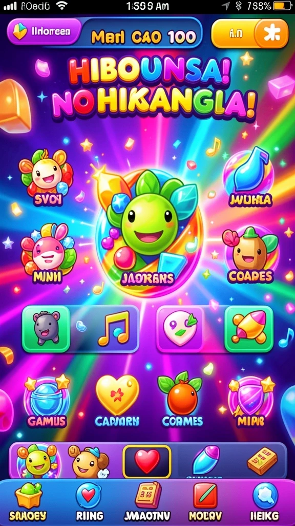 Screenshot menunjukkan antarmuka pengguna yang menarik.