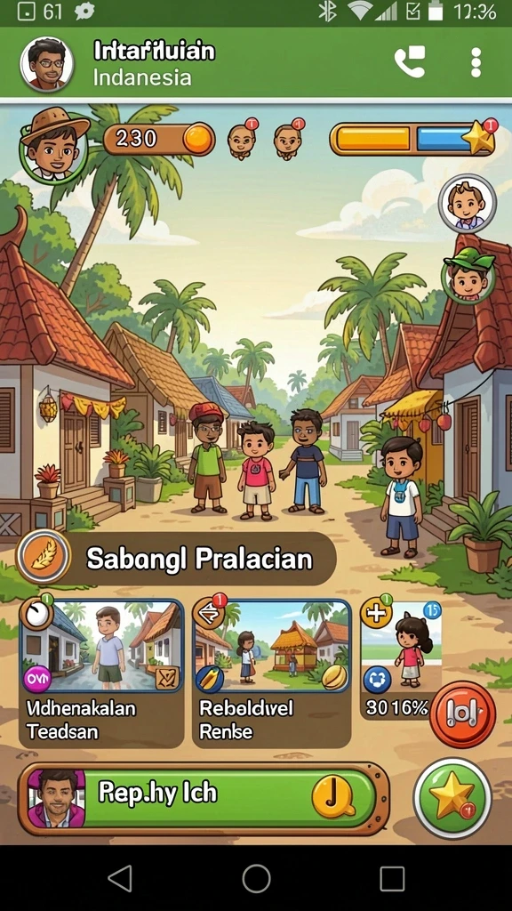Screenshot menampilkan karakter utama dalam misi pertama.